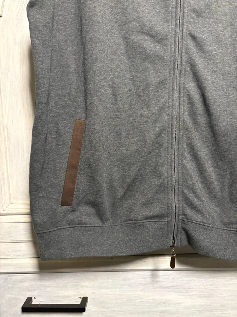 Sharp Lad Smallwood Golf Vest Charcoal Grey Preppy‎ Country Club Quiet Luxury
